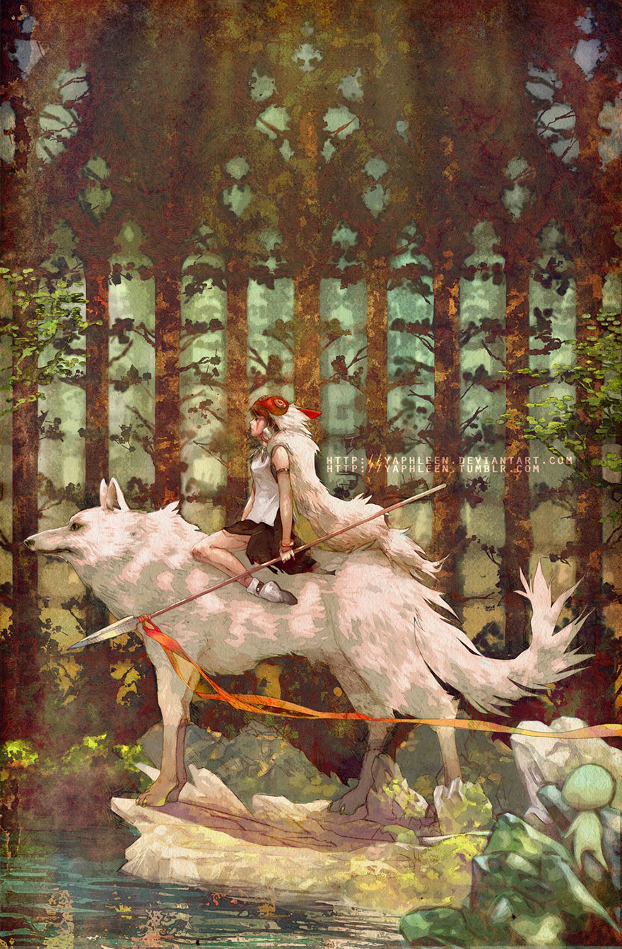 Princess Mononoke By Yaphleen