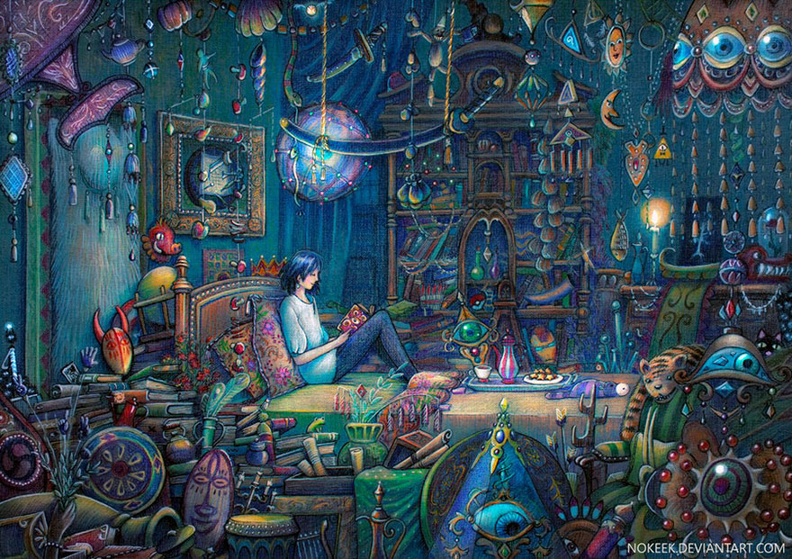 Howl's Room Drawing By Lena