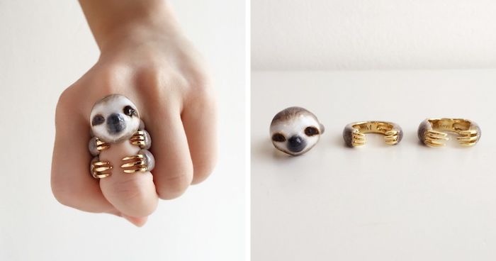 3-Piece Rings That Become Animals When You Wear Them All At Once