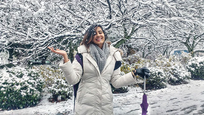 Tokyo First Snow In November 2016