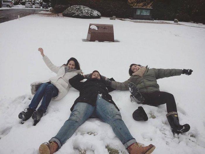 Tokyo First Snow In November 2016