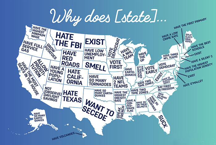Google Autocomplete Reveals What People Think Of Different US States