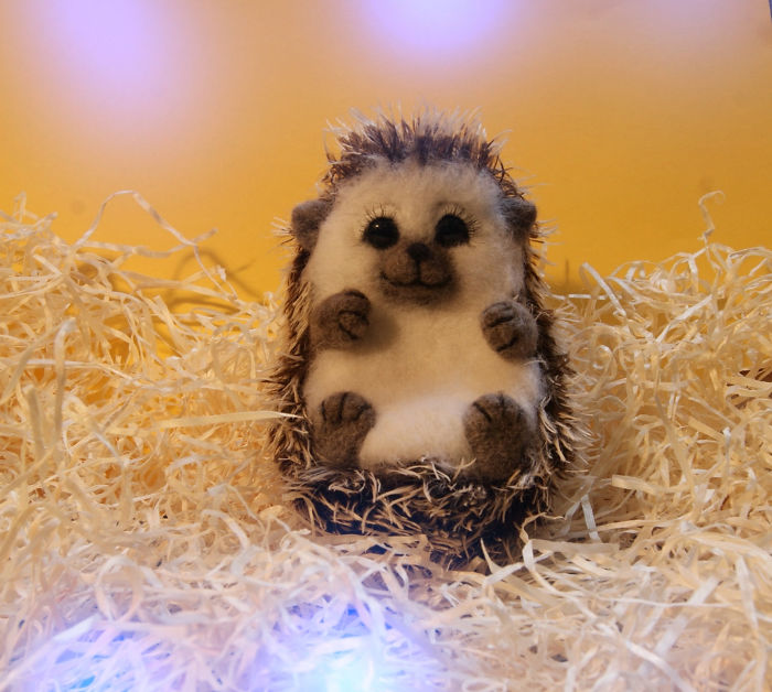 Сute Needle Felted Toys By Anna Klyukina