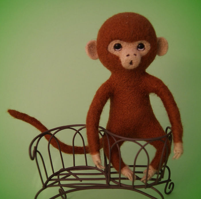 Сute Needle Felted Toys By Anna Klyukina