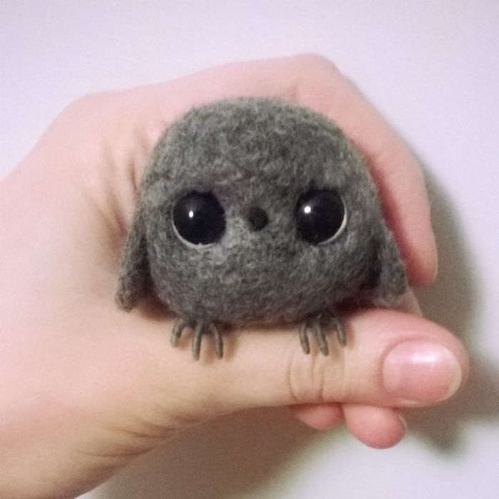 Сute Needle Felted Toys By Anna Klyukina
