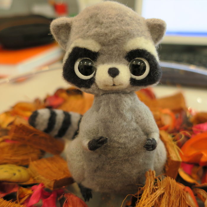 Сute Needle Felted Toys By Anna Klyukina