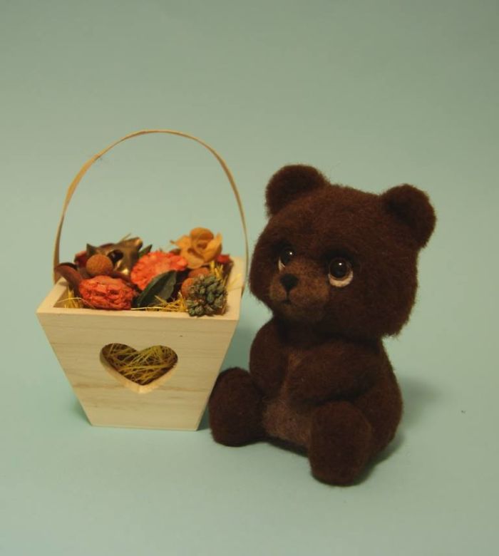 Сute Needle Felted Toys By Anna Klyukina