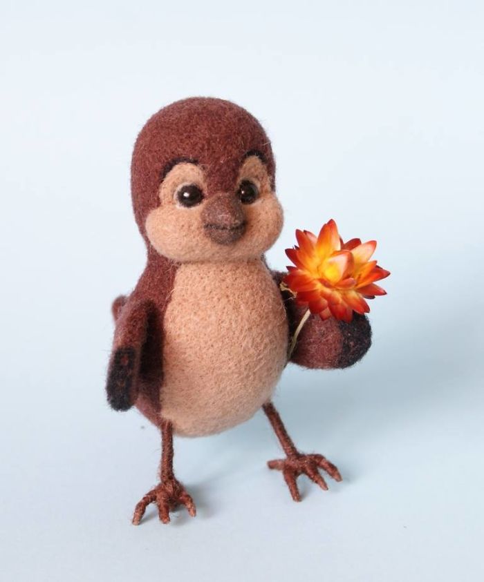 Сute Needle Felted Toys By Anna Klyukina
