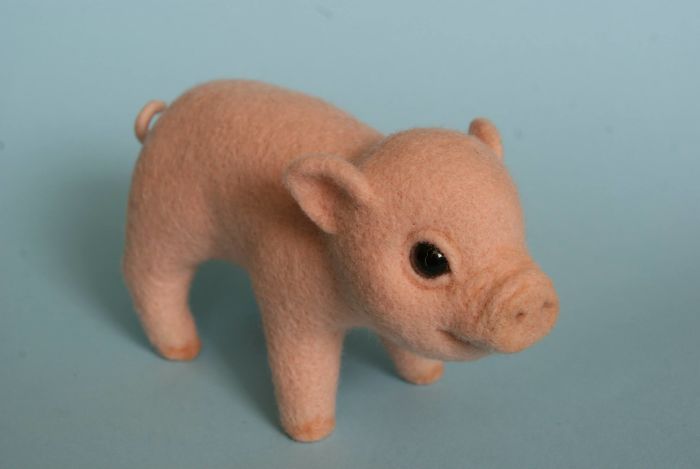 Сute Needle Felted Toys By Anna Klyukina