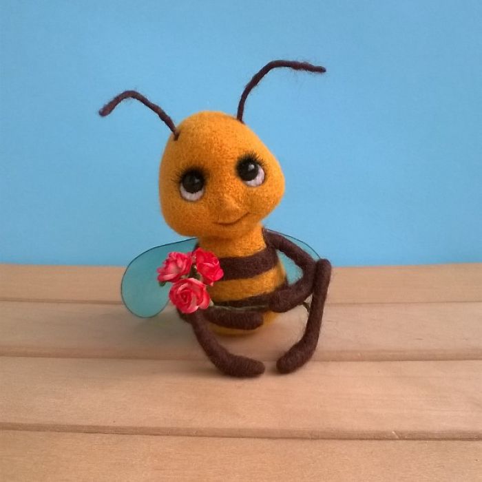 Сute Needle Felted Toys By Anna Klyukina