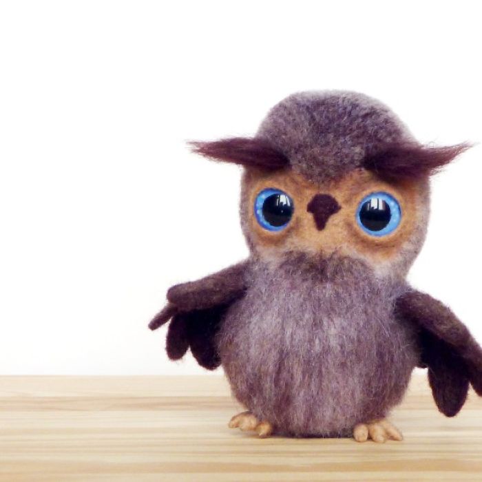 Сute Needle Felted Toys By Anna Klyukina