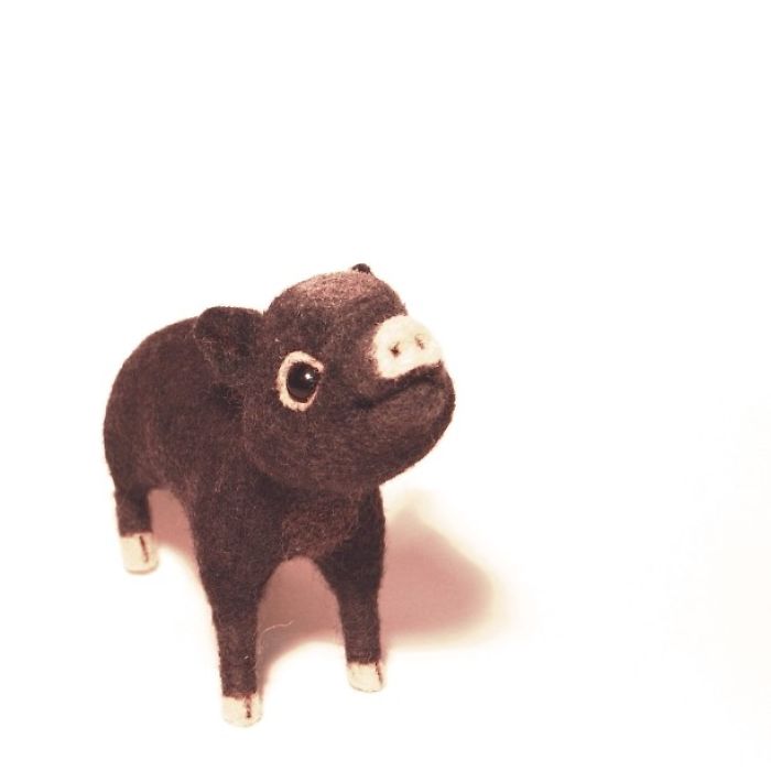 Сute Needle Felted Toys By Anna Klyukina