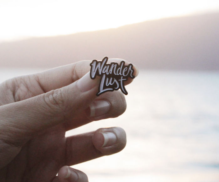 Wanderlust Pin