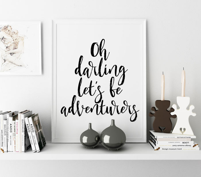 Adventurer Quote Poster