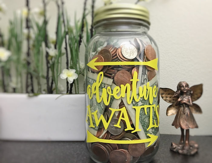 Adventure Awaits Money Jar