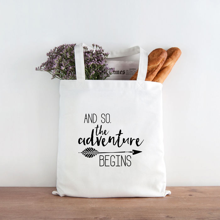 Adventure Begings Tote Bag