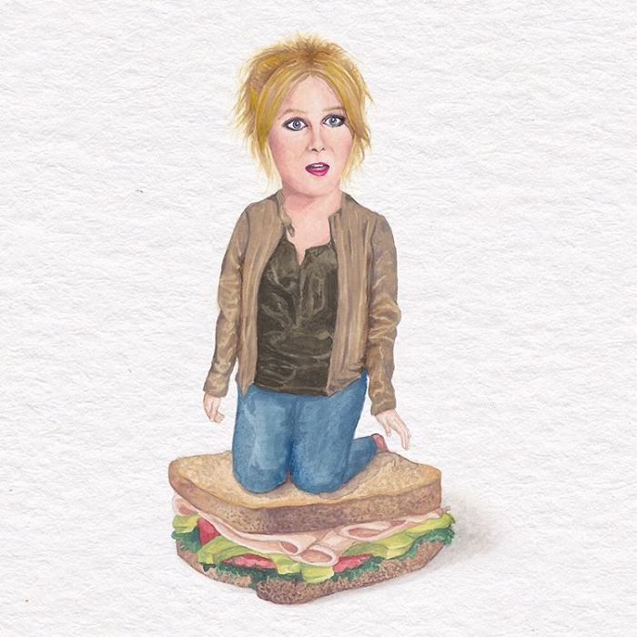 Amy Schumer On A Turkey And Avocado