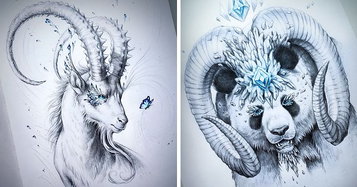 What I Do When Having An Art Block: I Just Take Any Animal And Add ‘Fantasy Stuff’ To It