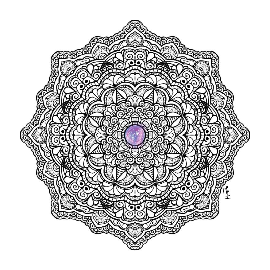 I Create Mandalas That Help Me To Relax