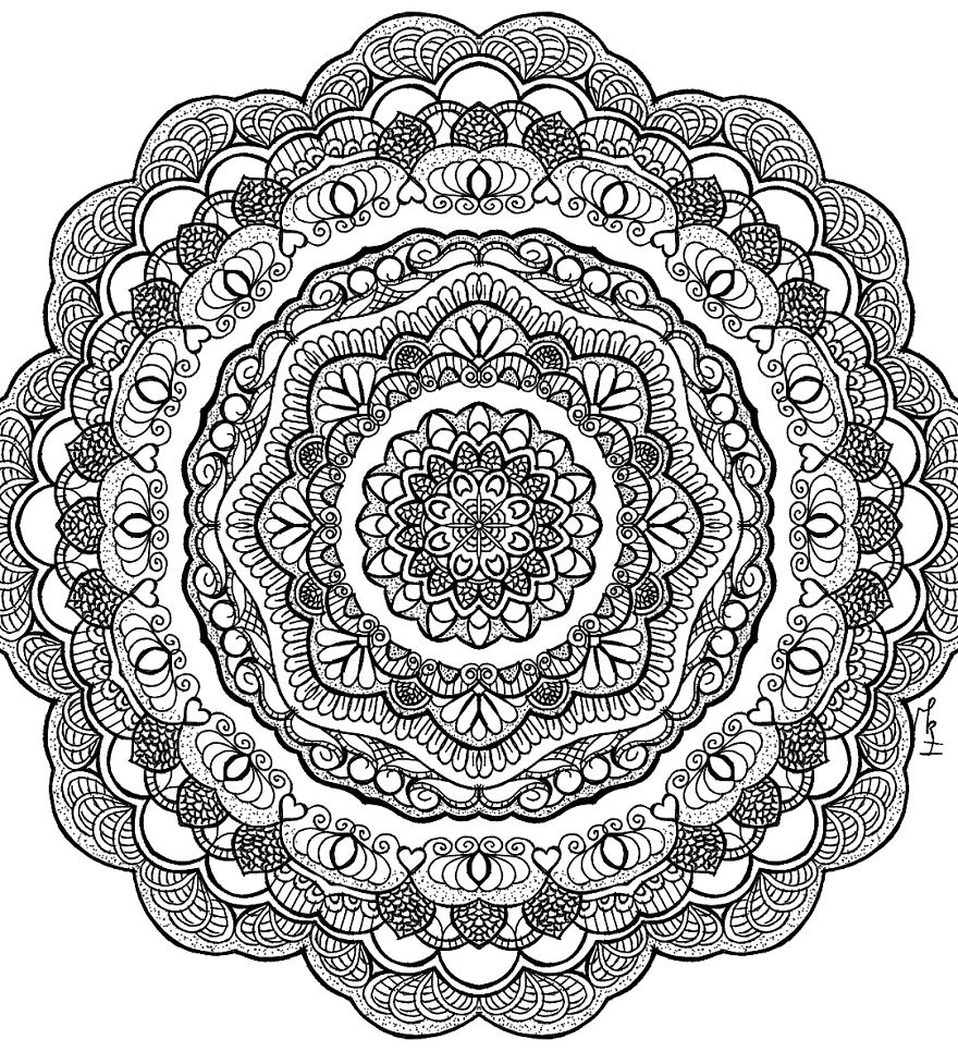 I Create Mandalas That Help Me To Relax