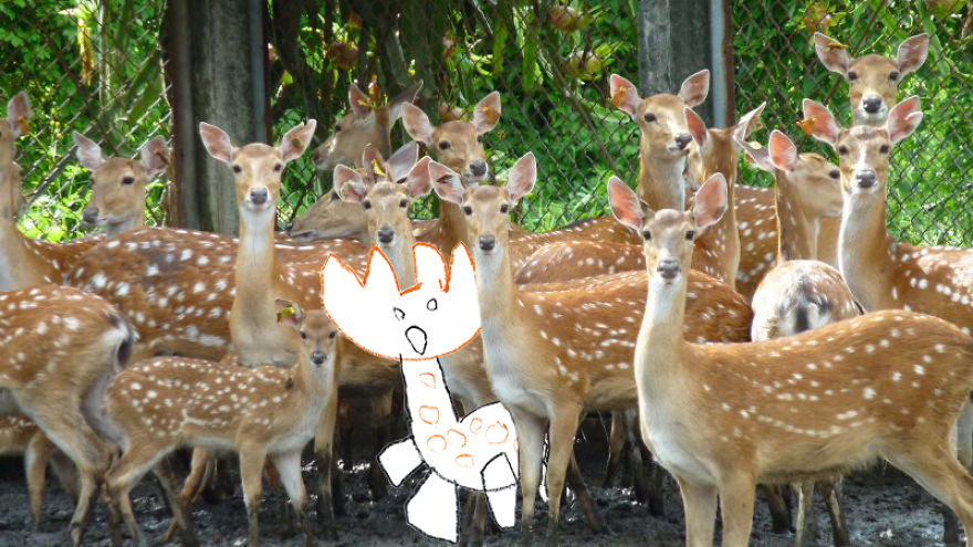 I Photoshop Kids' Drawings Into Real Life