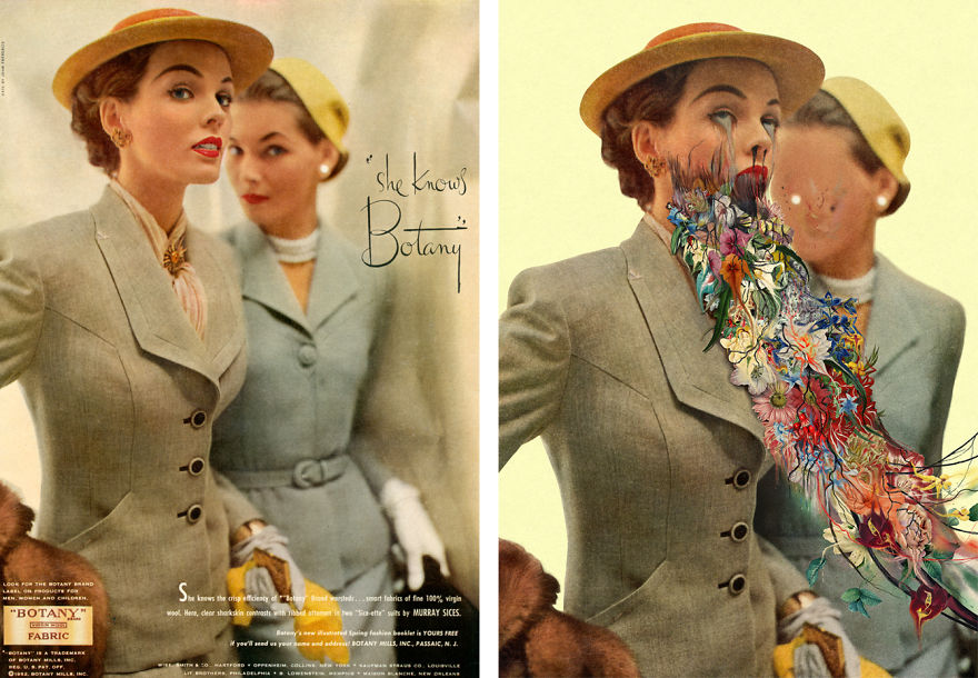 Digital Artist Dr&oslash;msjel Transforms Vintage Advertisements Into Surreal Artworks