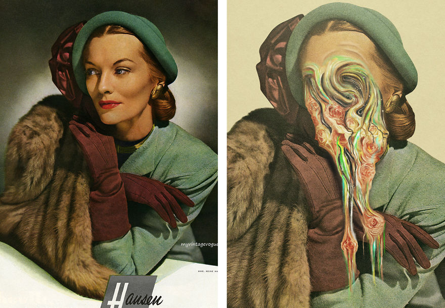 Digital Artist Dr&oslash;msjel Transforms Vintage Advertisements Into Surreal Artworks