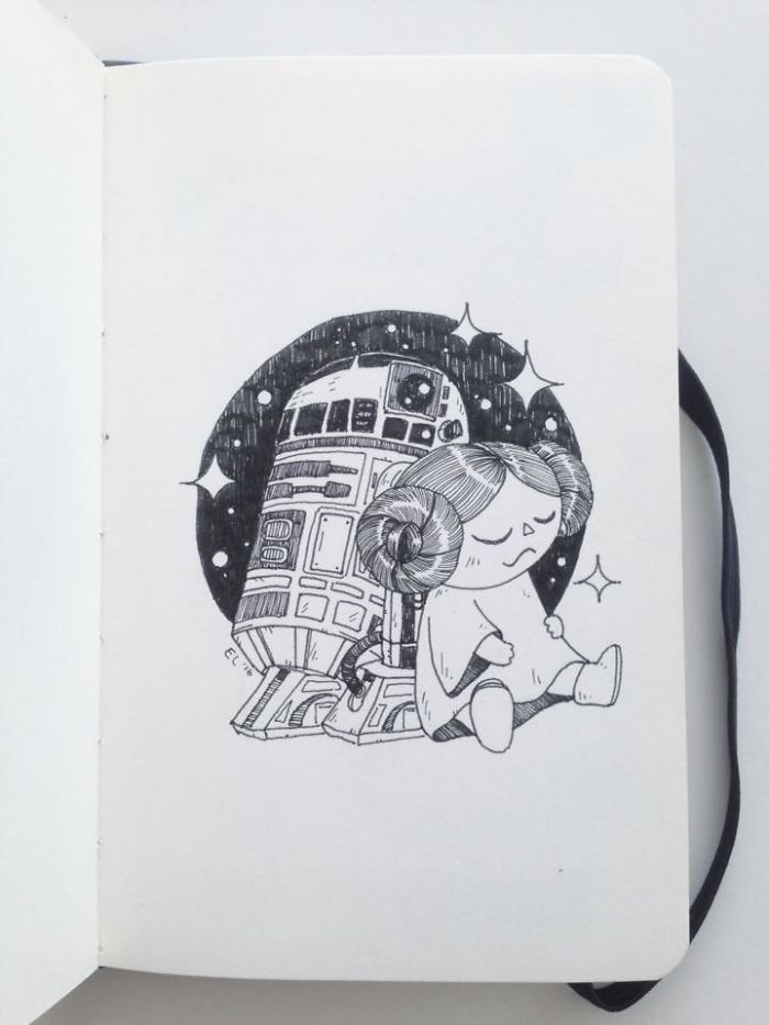 Good Night Princess Leia