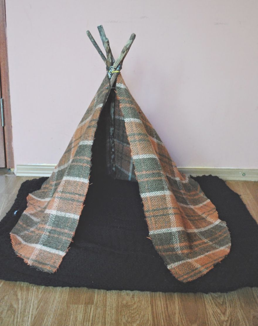 How To Make A Tipi For Any Pet How To Make A Tipi For Any Pet