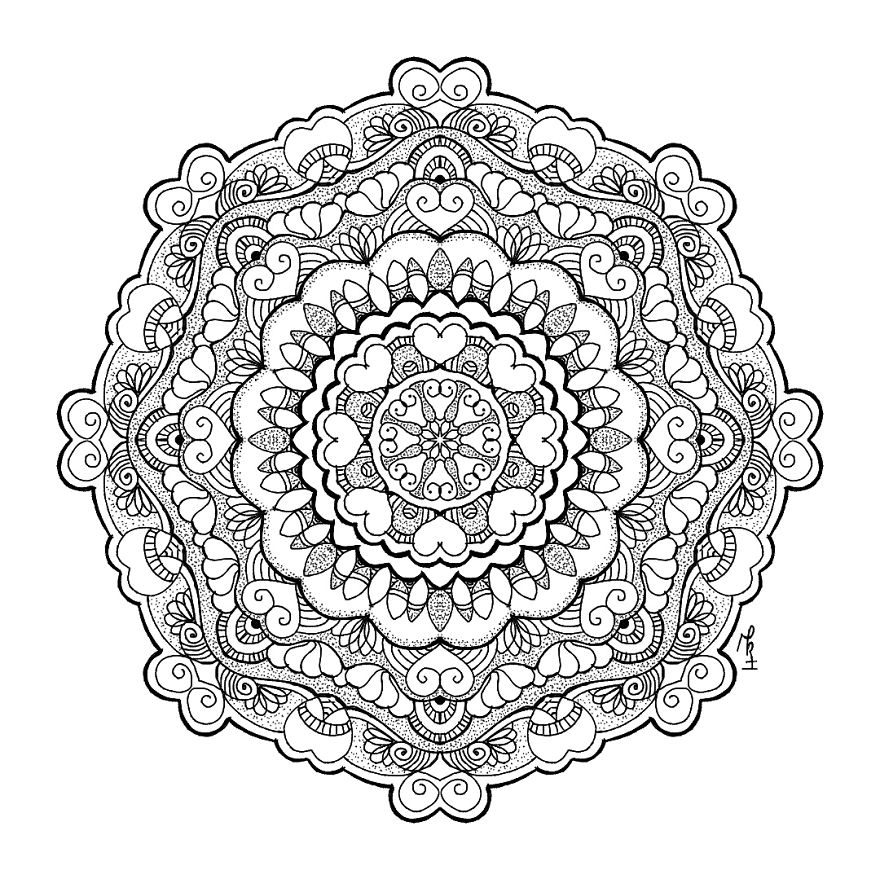 I Create Mandalas That Help Me To Relax