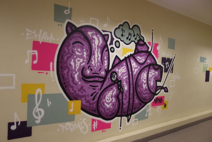 I'm A Graffiti Artist And Welcome To My Zoo!