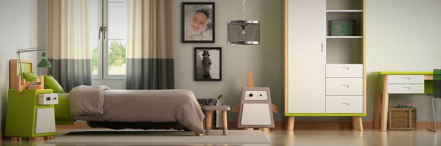 I Design Adorable Colorful Furniture For Children