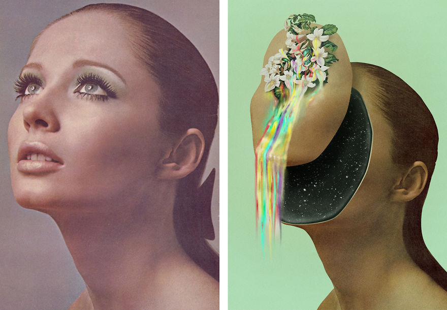 Digital Artist Dr&oslash;msjel Transforms Vintage Advertisements Into Surreal Artworks