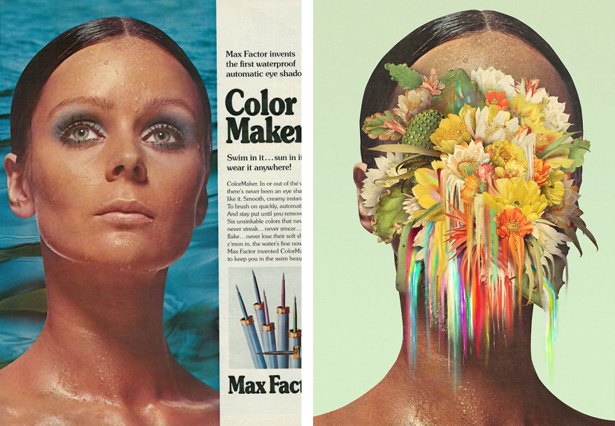 Digital Artist Dr&oslash;msjel Transforms Vintage Advertisements Into Surreal Artworks