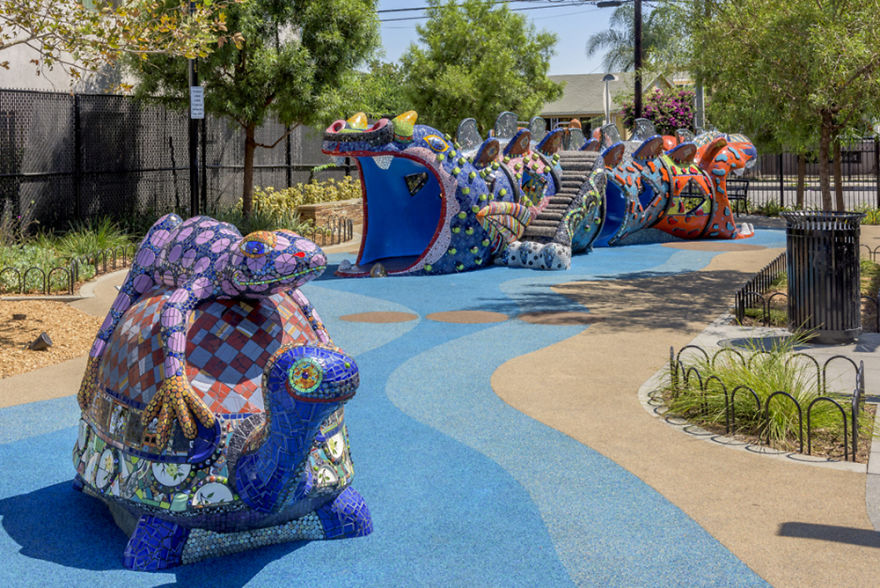 It Took Me 4 Years To Create One-Of-A-Kind Mosaic Play Structure For Underserved Children It Took Me 4 Years To Create One-Of-A-Kind Mosaic Play Structure For Underserved Children