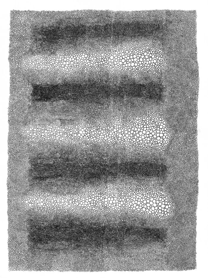 I Make Mini Drawings Using Hundreds Of Tiny Circles With A Pen