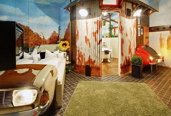 Inside The Motoring Themed Luxury Hotel In Germany