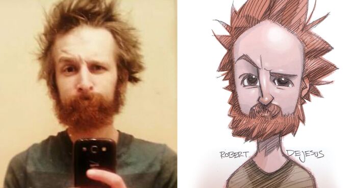 Illustrator Turns Strangers Into Anime Characters