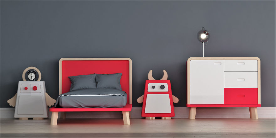 I Design Adorable Colorful Furniture For Children