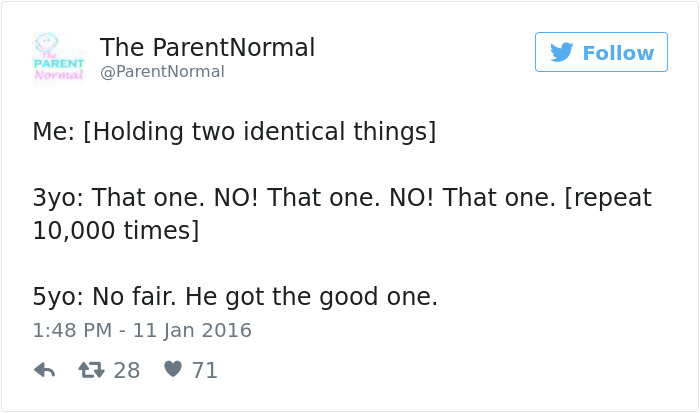 Funniest Parenting Tweets 2016