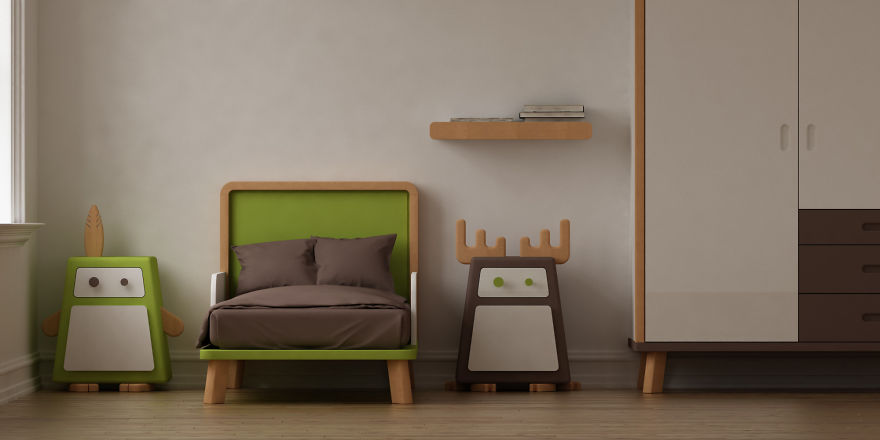I Design Adorable Colorful Furniture For Children