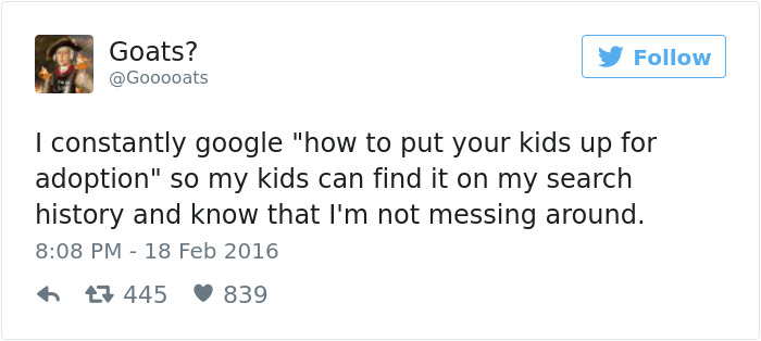 Funniest Parenting Tweets 2016