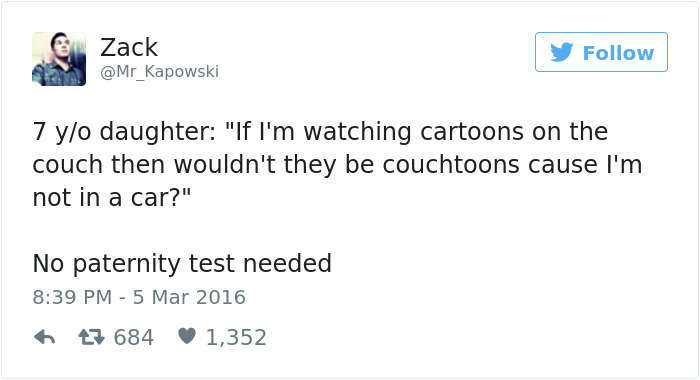 Funniest Parenting Tweets 2016