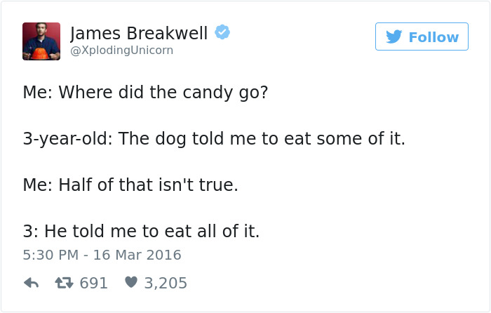 Funniest Parenting Tweets 2016