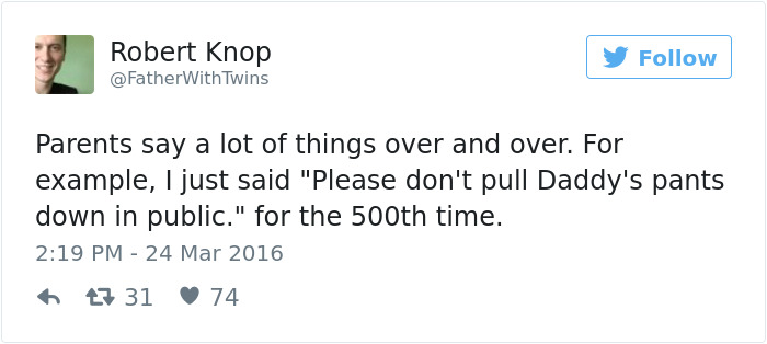 Funniest Parenting Tweets 2016