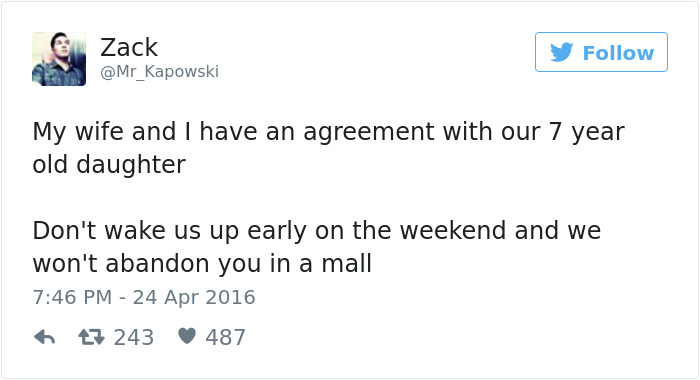 Funniest Parenting Tweets 2016