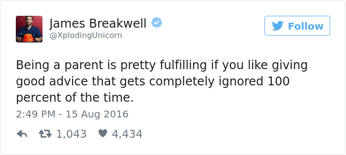 Funniest Parenting Tweets 2016