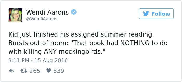 Funniest Parenting Tweets 2016