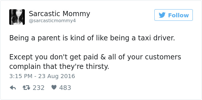 Funniest Parenting Tweets 2016