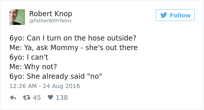 Funniest Parenting Tweets 2016